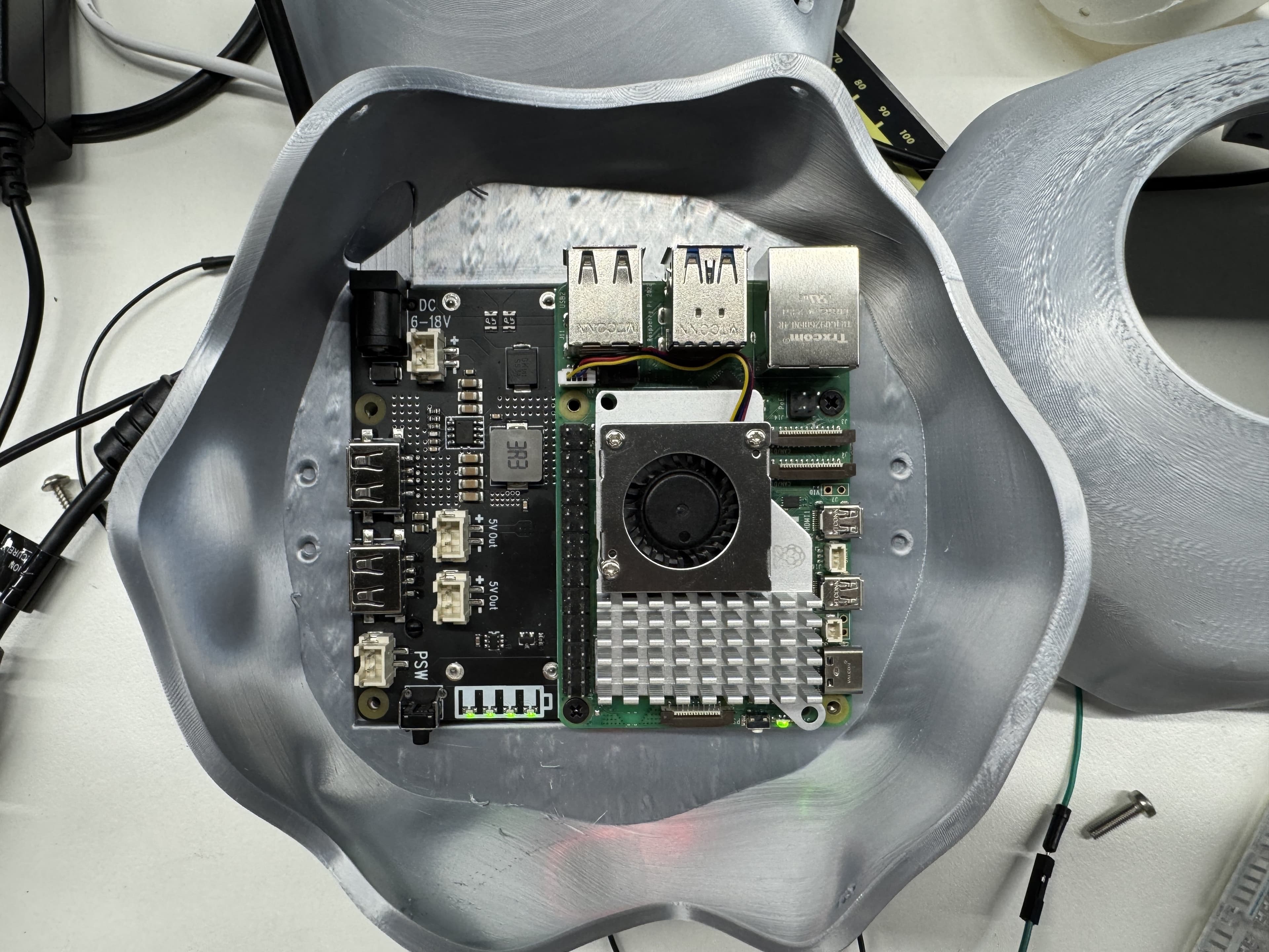 Bottom of Internal Assembly