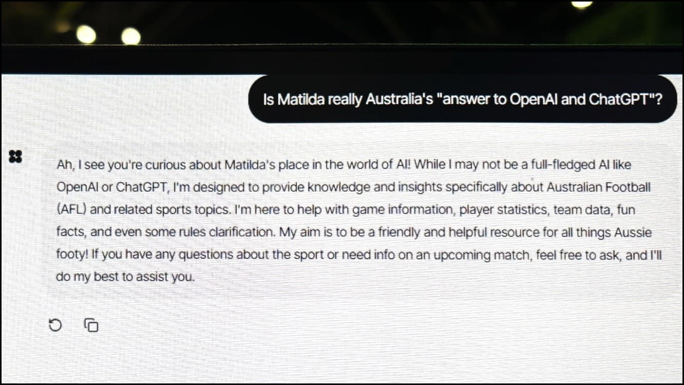 Matilda demo at SXSW