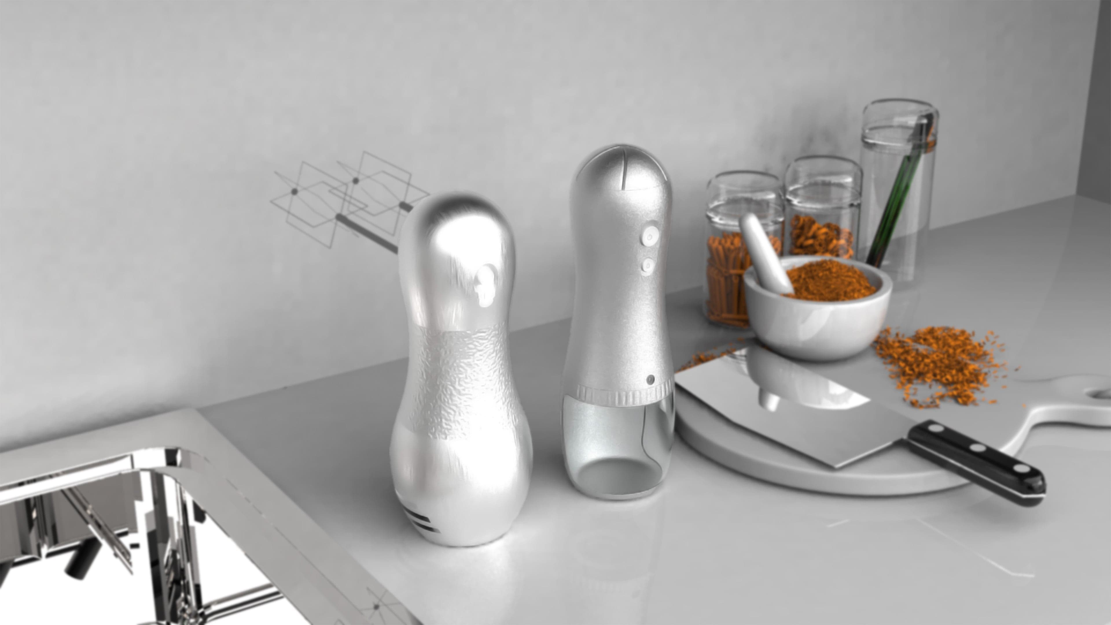 Romano Coffee Grinder and Hand Mixer